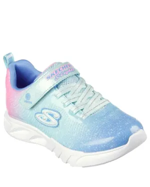 SKECHERS Flicker Flash Shoe - Ombre Dreamer - Aqua/Multi - Kids