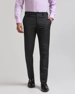 Slim Comfort B-95 Formal Black Check Trouser - Desert