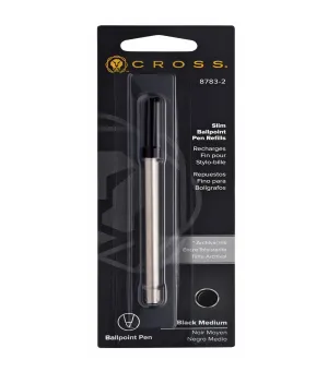 Slim Medium Black Ballpoint Pen Refill