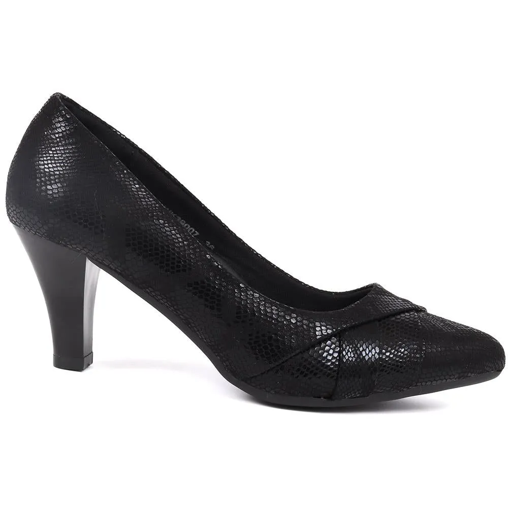 Smart Heeled Court Shoes  - WK39007 / 324 953