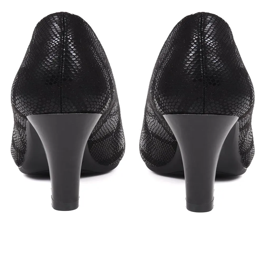 Smart Heeled Court Shoes  - WK39007 / 324 953