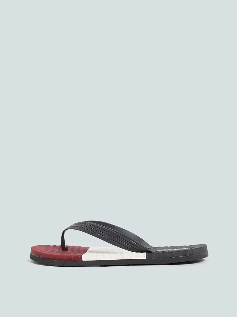 SOLEPLAY Multicolor Color Block Flip Flop