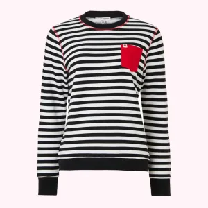 STRIPE POCKET SAMI SWEATSHIRT