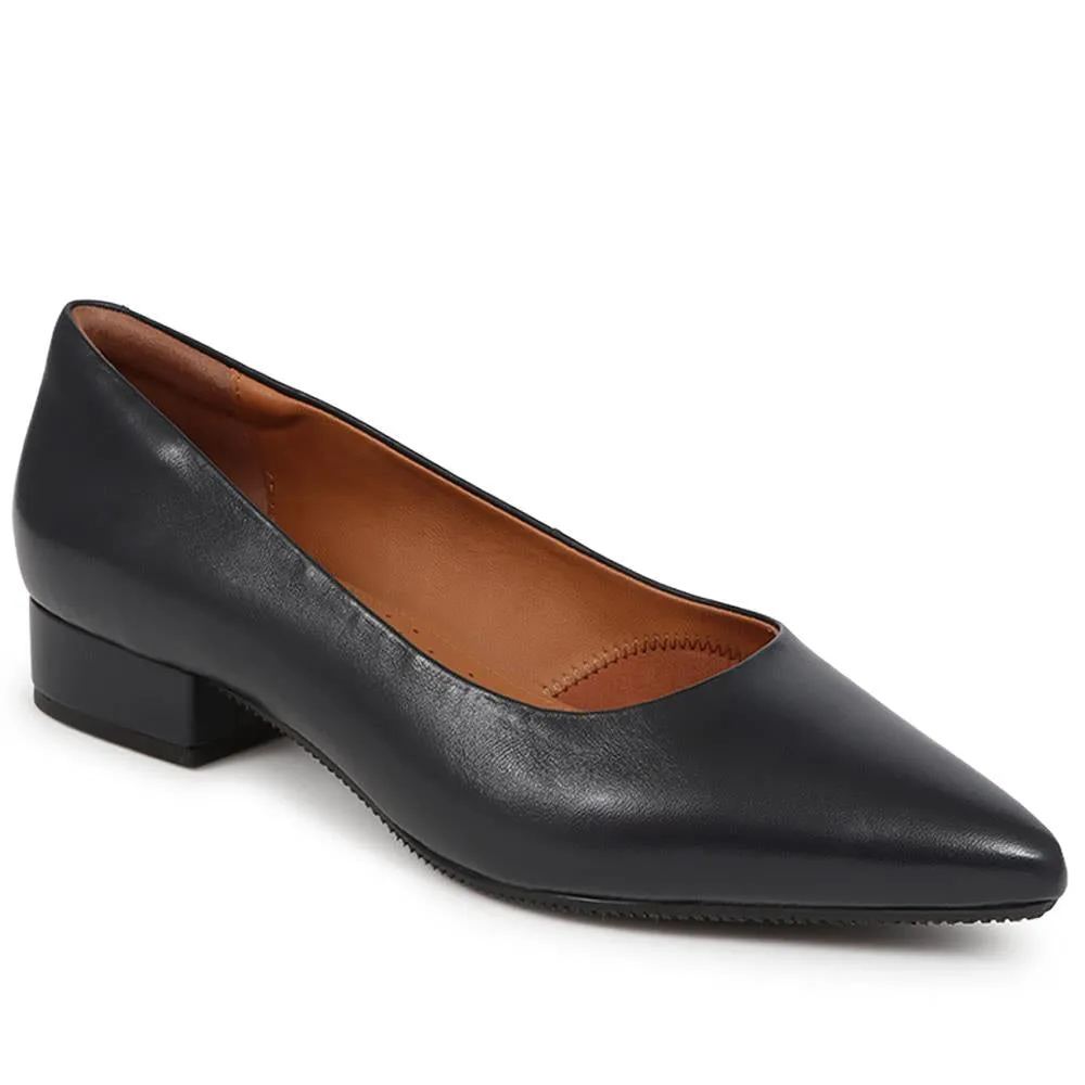 SunstoneWide Leather Court Shoes  - SUNSTONEWIDE / 325 775