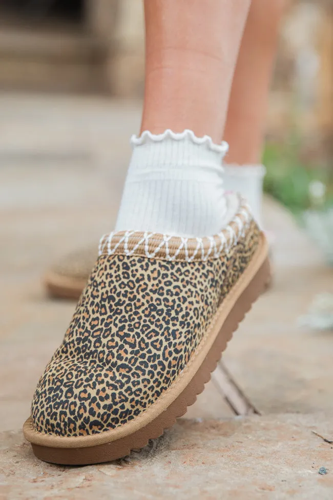 Sydney Leopard Short Slip-On Bootie