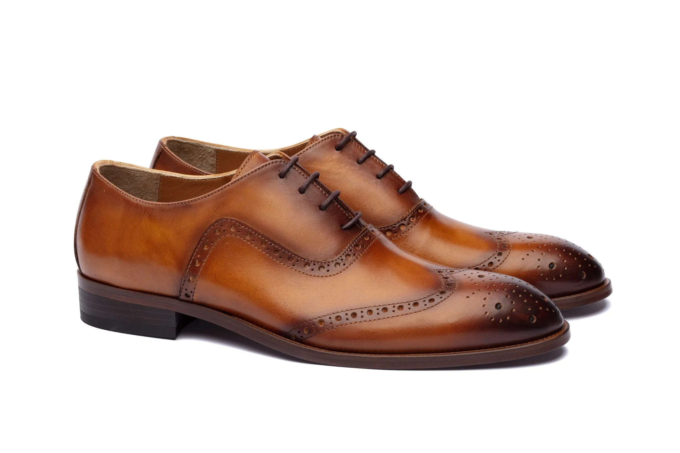 Tan Patina Brogues