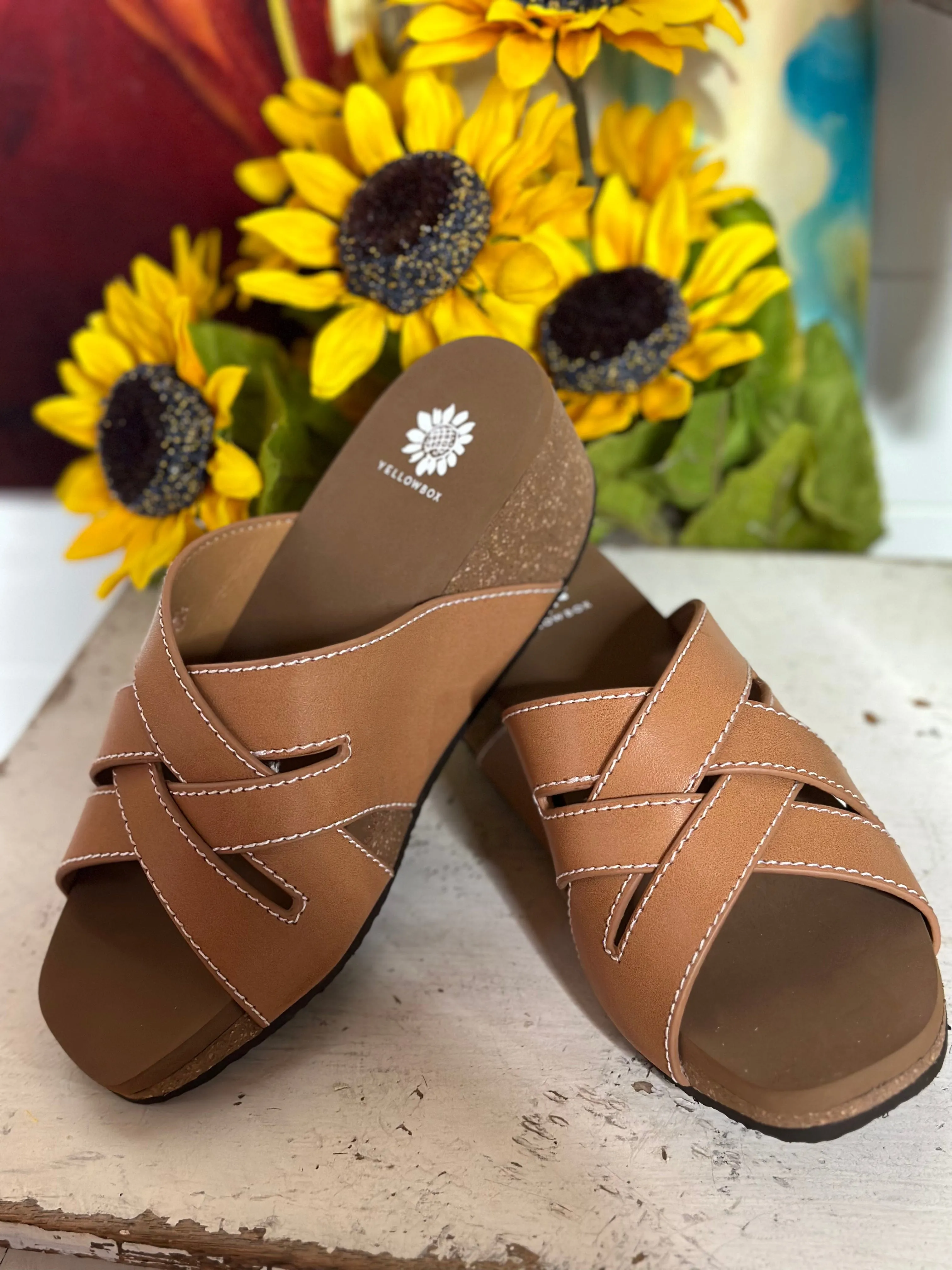 The Cris Cross Wedge Sandal