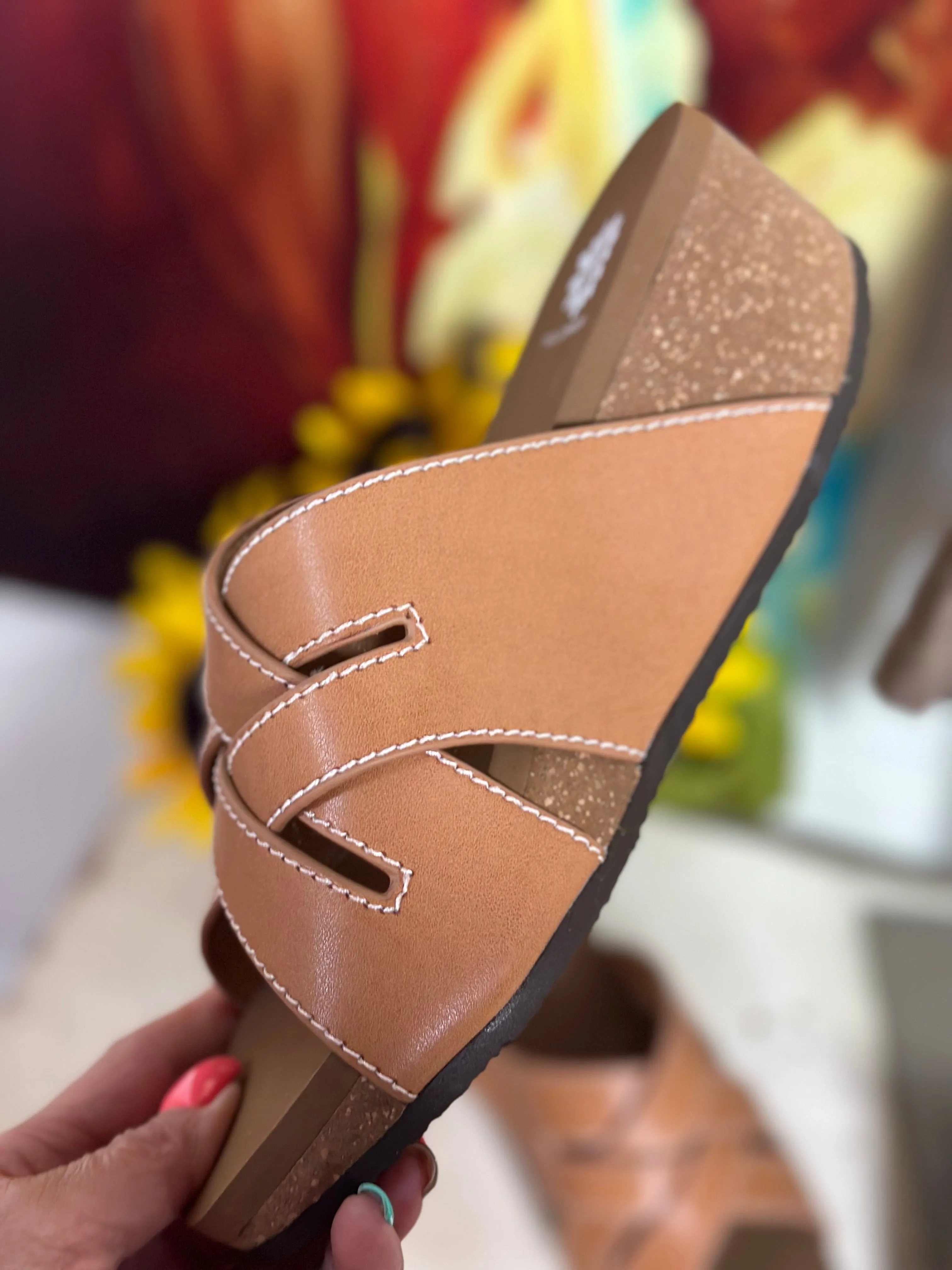 The Cris Cross Wedge Sandal