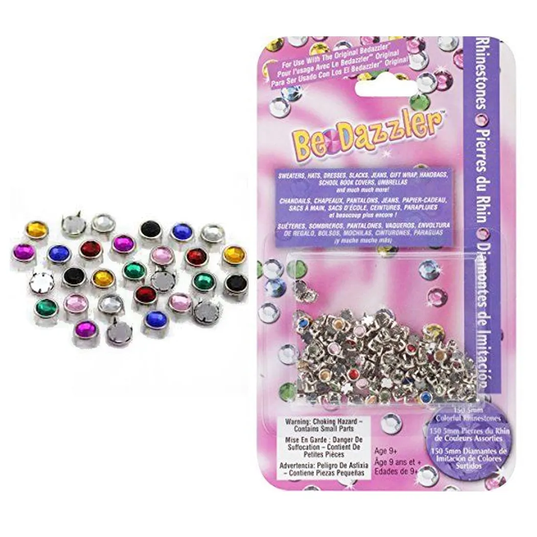 The Original Bedazzler 300-Piece Multi-Colored Rhinestones Refill Pack