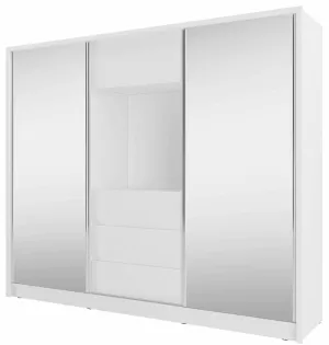 TV Sliding Door Wardrobe 254cm