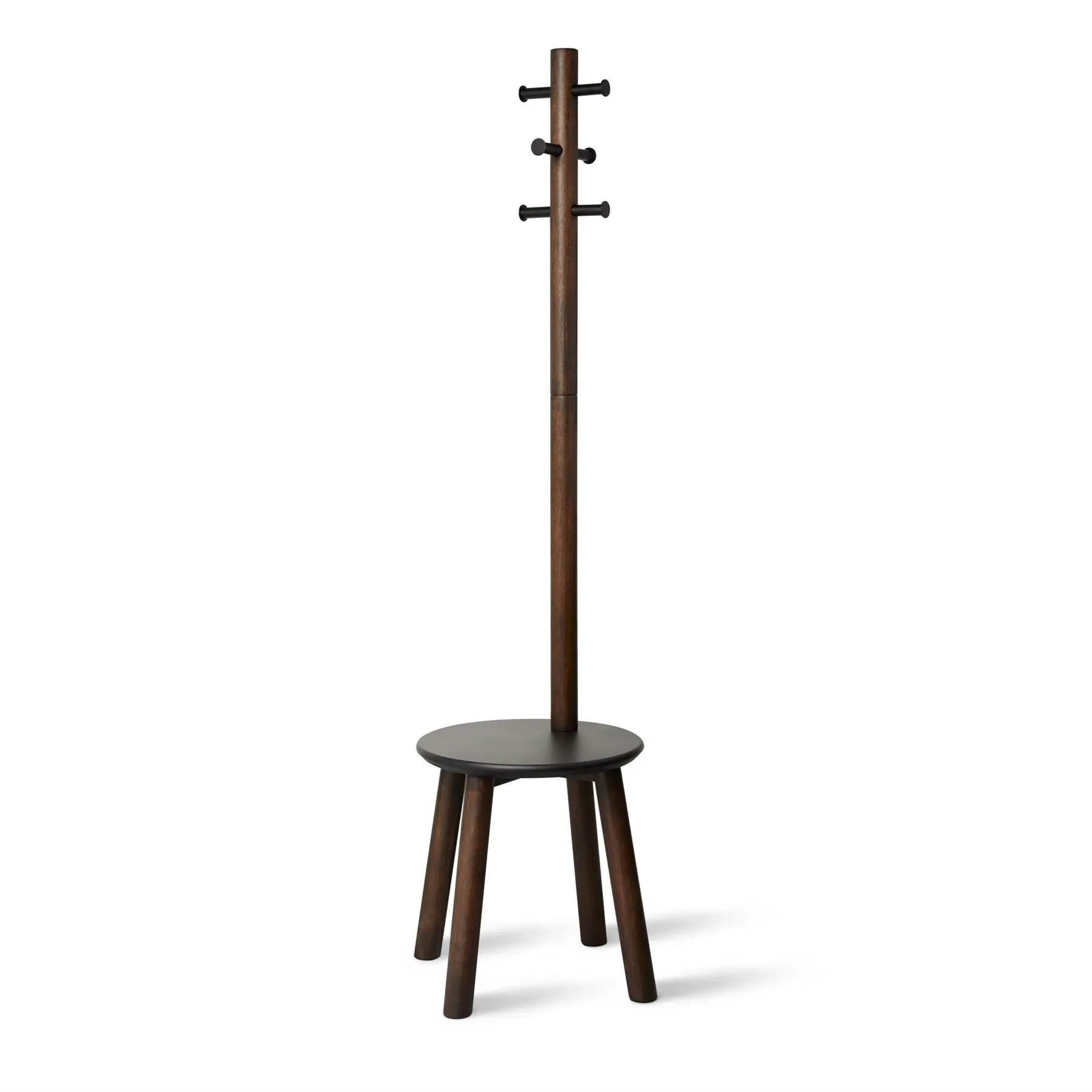 Umbra Pillar Combined Stool and Coatrack