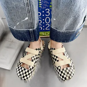 UNISEX Checker Board Clogs