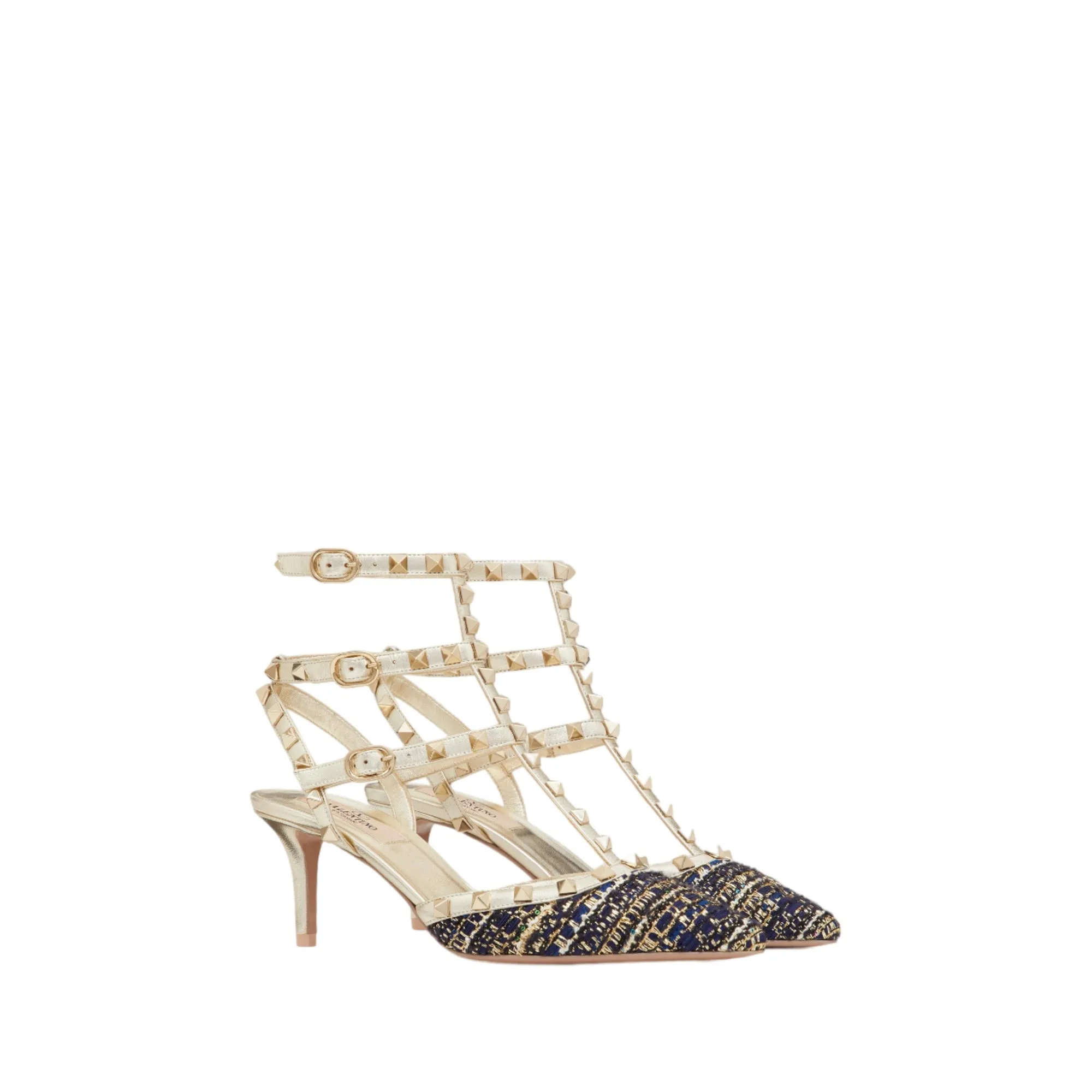 Valentino Garavani Rockstud Tweed Pumps