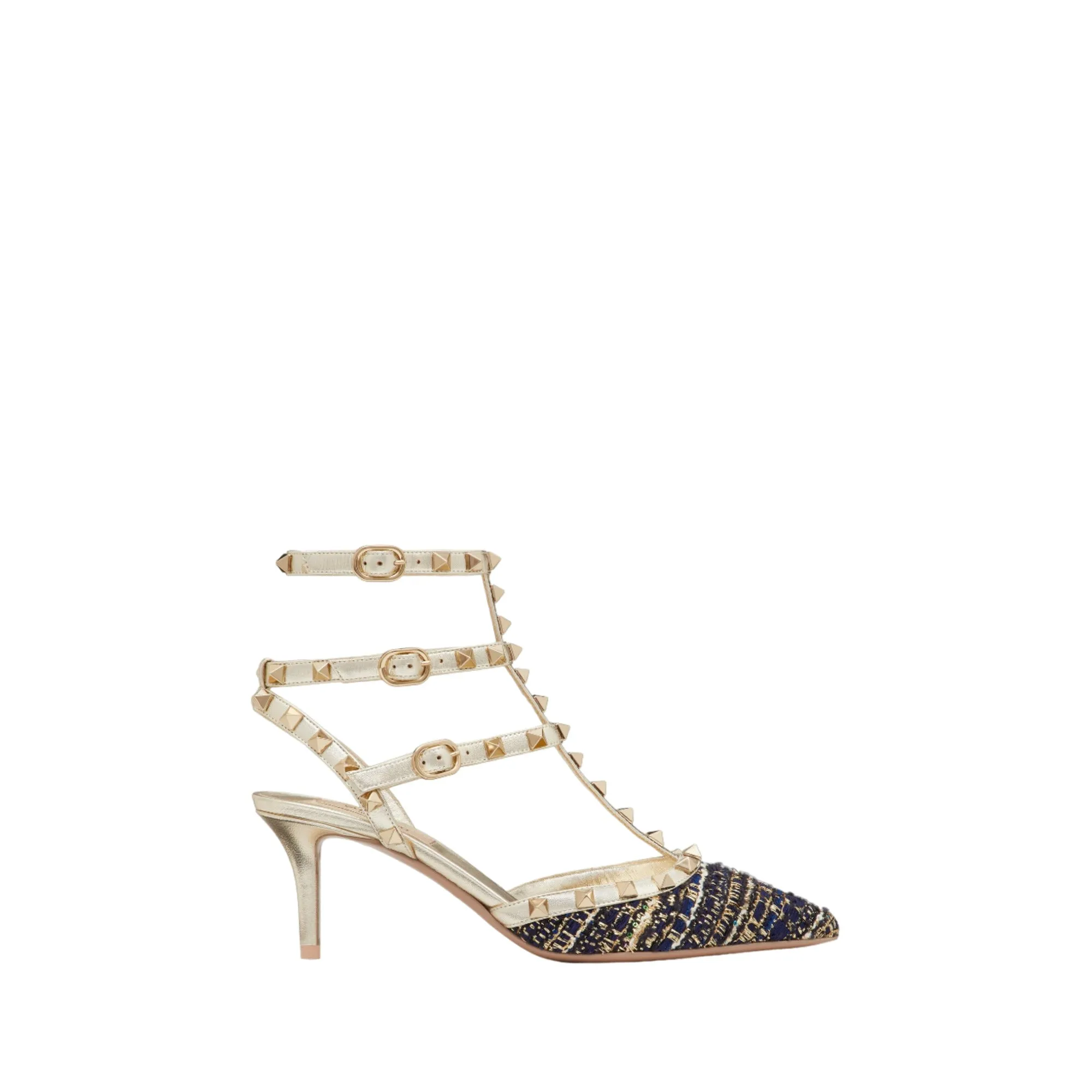 Valentino Garavani Rockstud Tweed Pumps