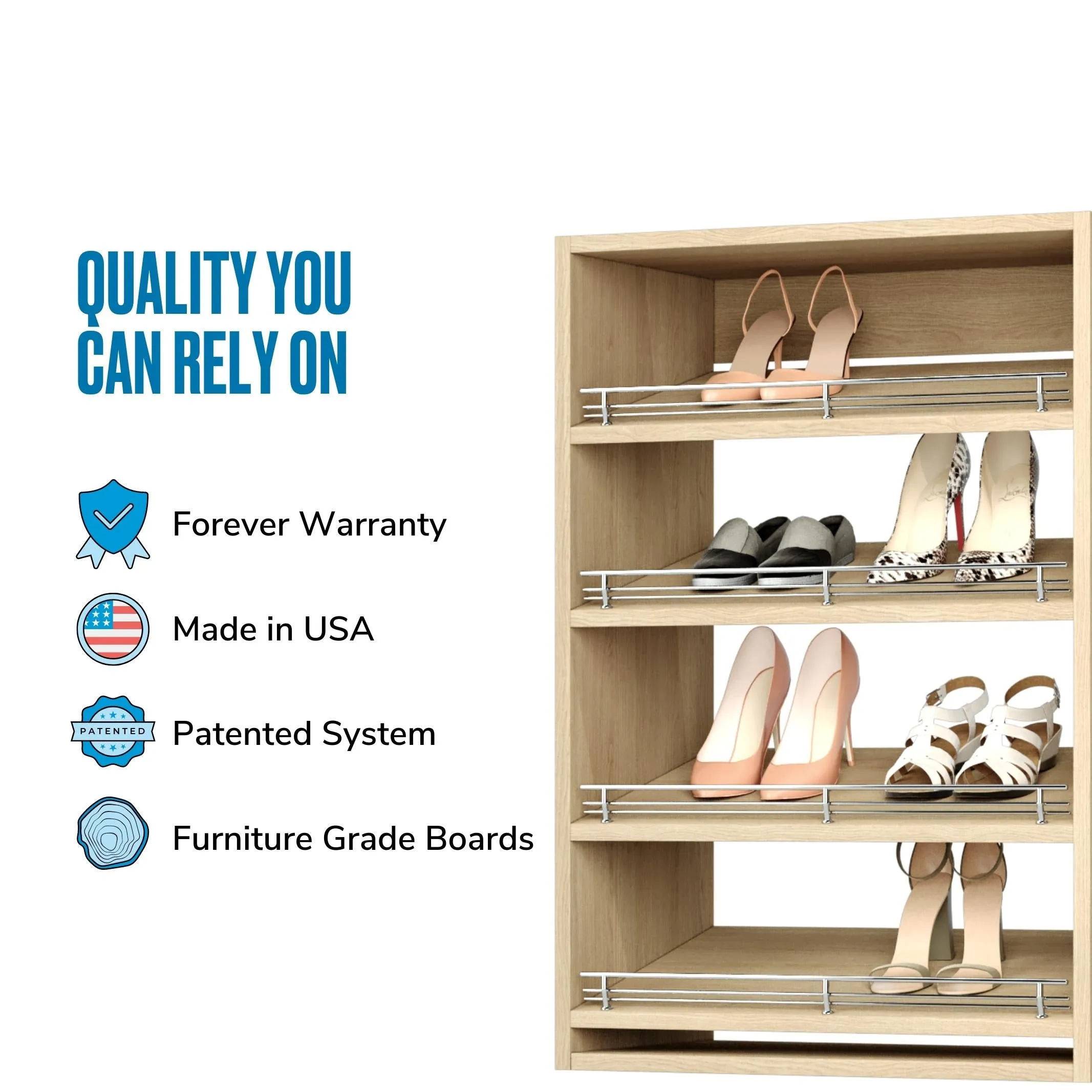 Vista Shoe Shelf Short Tower