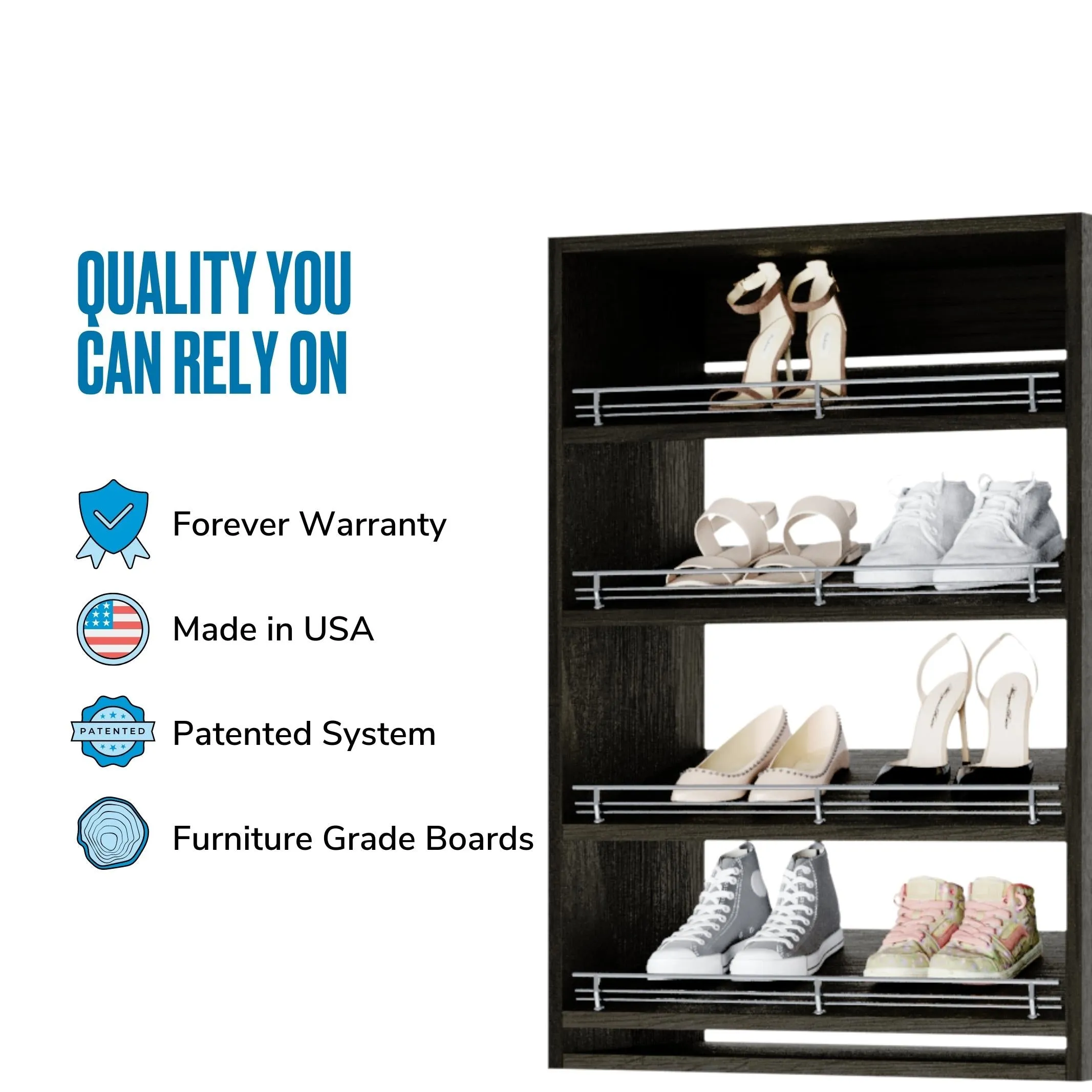 Vista Shoe Shelf Short Tower