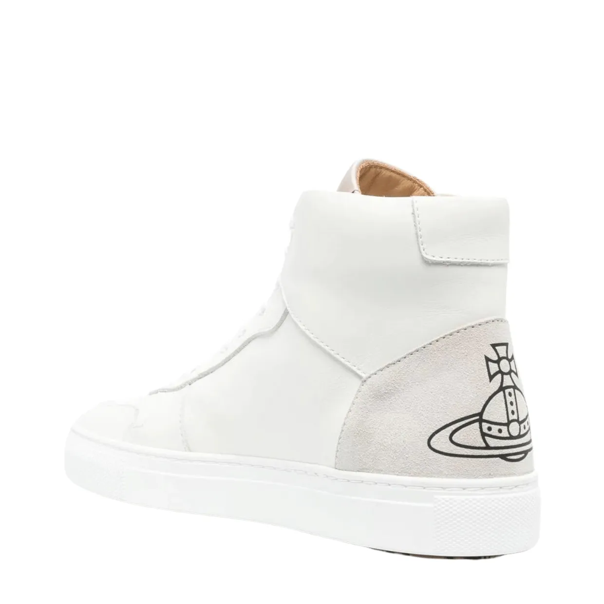 Vivienne Westwood Classic White High Top Trainers