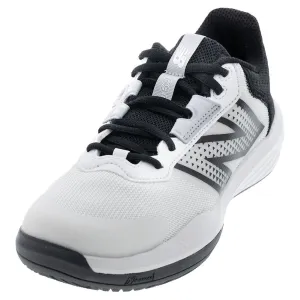 Women's 696v6 D Width Tennis Shoes White and Black