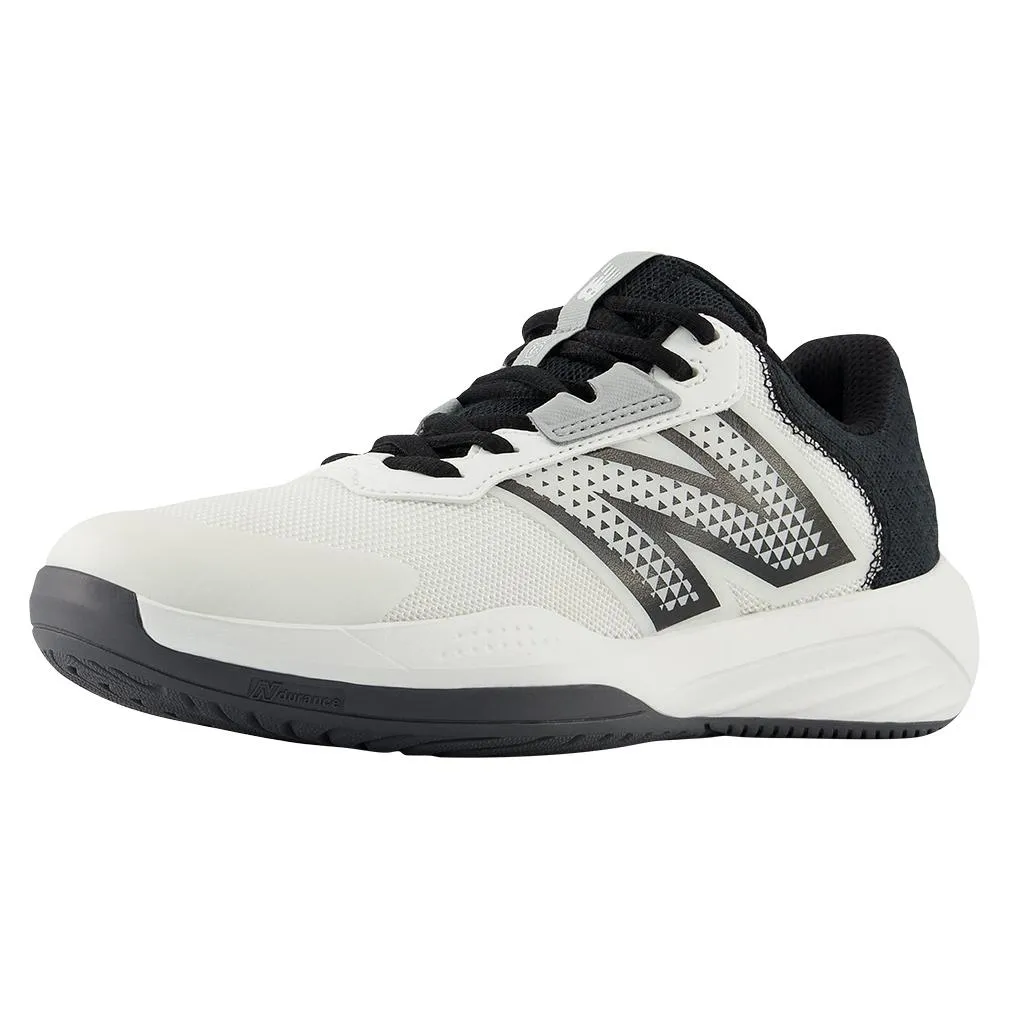 Women's 696v6 D Width Tennis Shoes White and Black