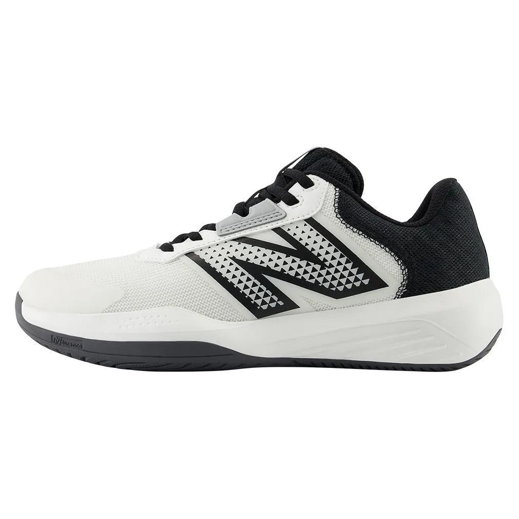 Women's 696v6 D Width Tennis Shoes White and Black