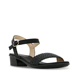 Womens Bellissimo Eve Black Heel Sandals