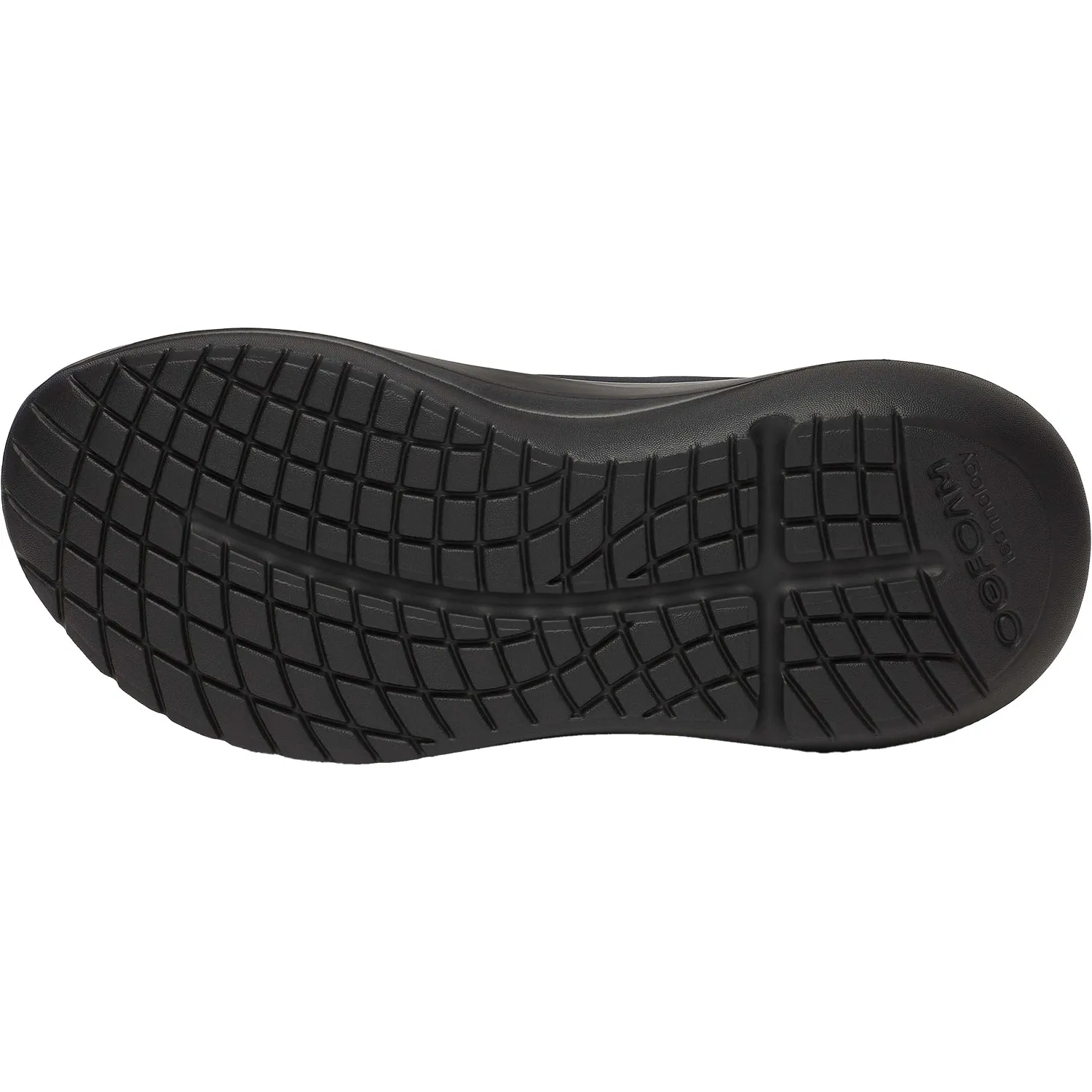 Women's Oofos Oomy Stride Black/Black Synthetic