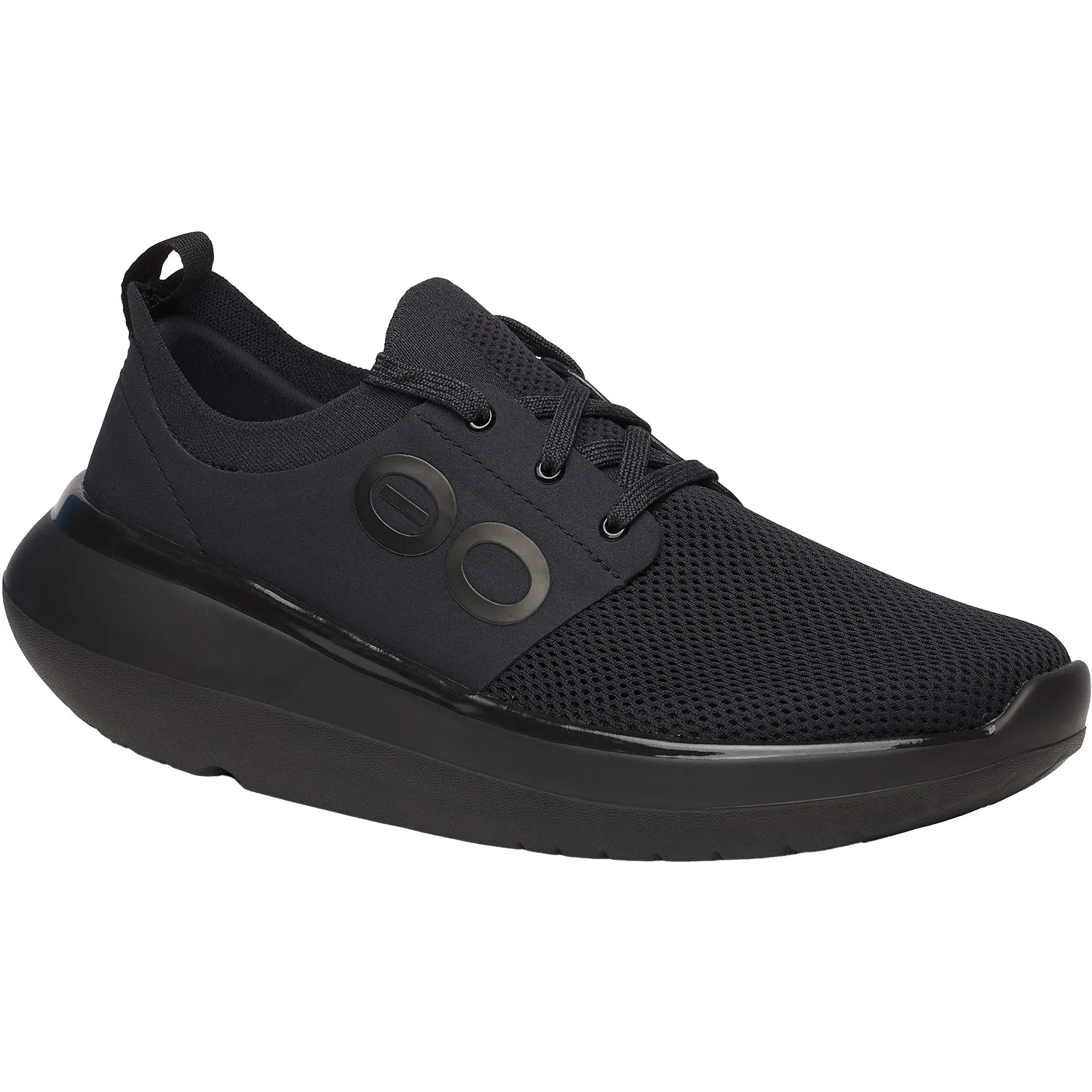 Women's Oofos Oomy Stride Black/Black Synthetic