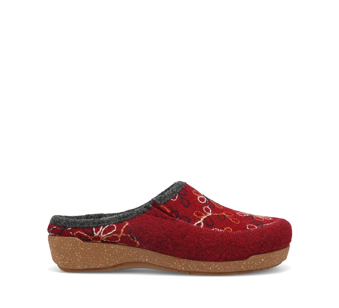 Women's Taos Woolflower Color: Cranberry