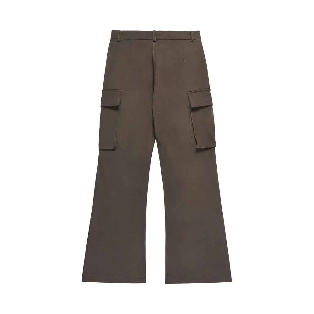 Workwear Multi-pocket Bootleg Pants Men