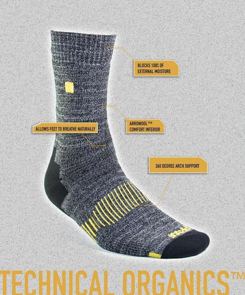 WORN Gray Waterproof Breathable Hell or High Water Hybrid Socks